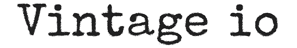 Vintage IO logo
